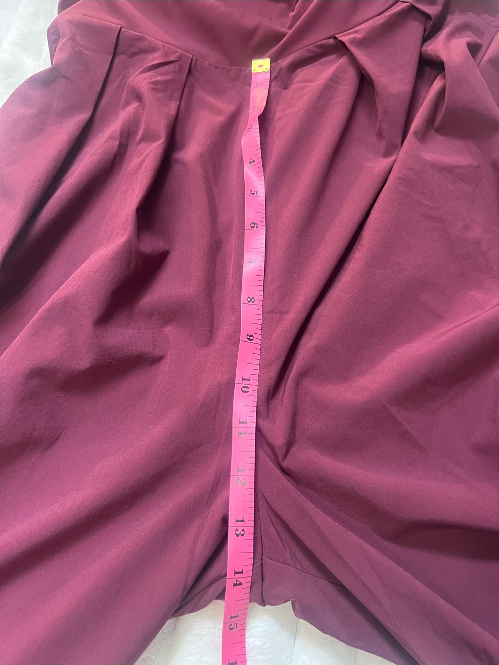 HALARA Women's Burgundy Romper/Jumpsuit Sz Medium Petite NWT - Picture 11 of 12